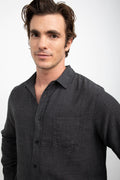 Rails Men's Wyatt Shirt - Black Chambray