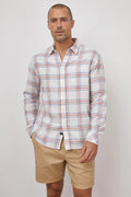 Rails Men's Wyatt L/S Shirt - Flag Blue Melange
