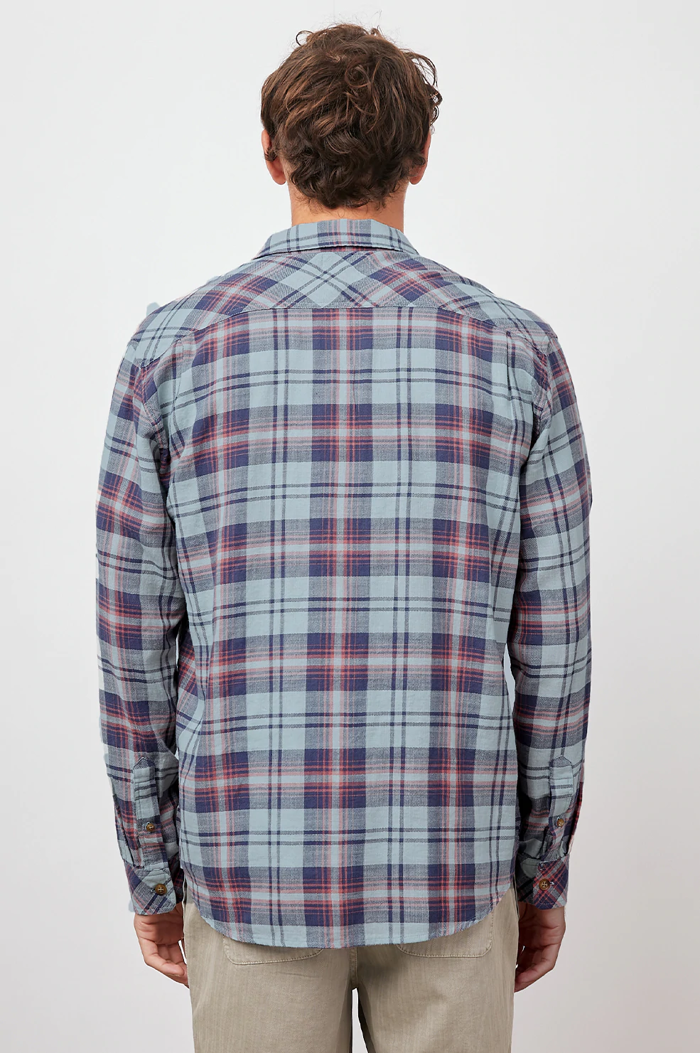 Rails Men's Wyatt L/S - Kaleidoscope Sage