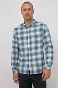 Rails Men's Wyatt L/S Shirt - Royal Teal Violet