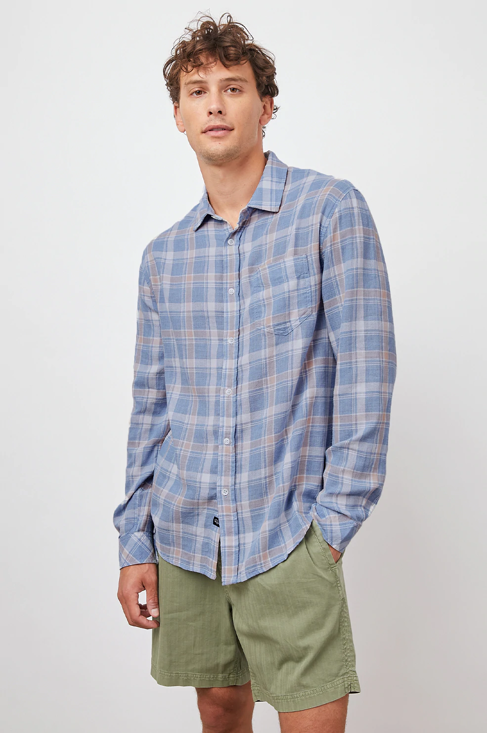 Rails Men's Wyatt L/S - So-Cal Valencia Melange