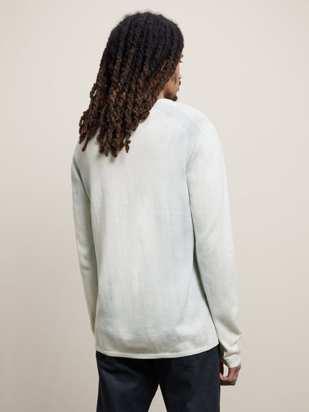 John Varvatos Hays Crew Neck Sweater - Reflection Grey