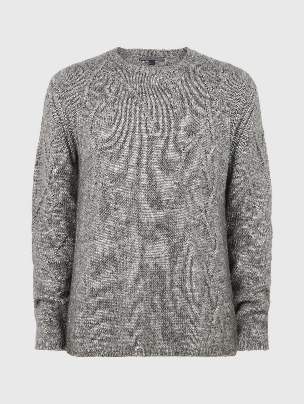 John Varvatos NOLANS Crewneck Sweater - Moon Shadow