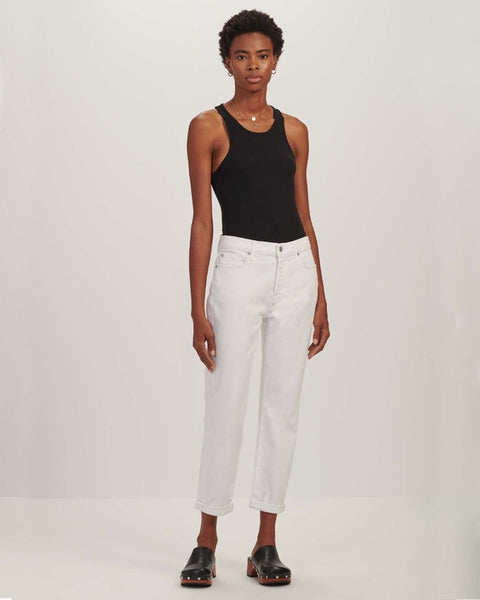 7 For All Mankind Josefina in Bleached White BTWW