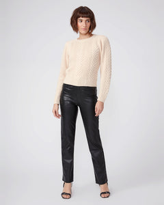 Paige Stella Straight faux leather in black