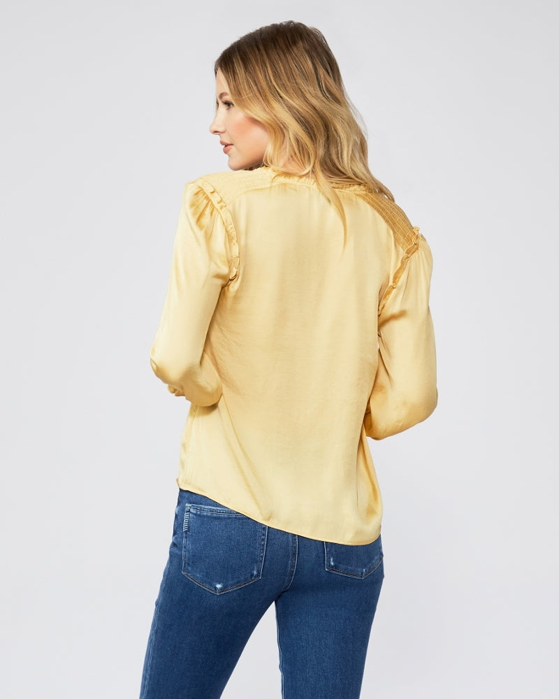 Paige Kaylynn blouse in Butter