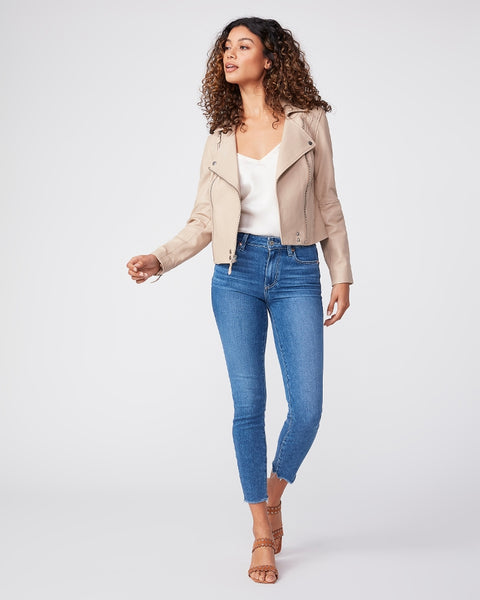 Paige Hoxton Crop with hem Detail in Bay
