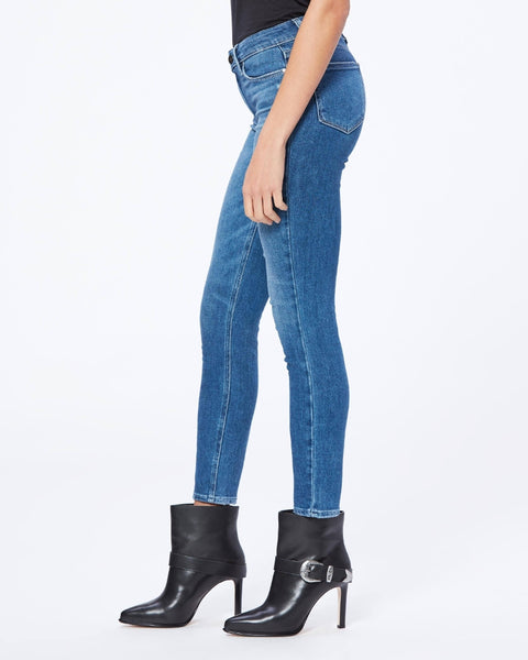 Paige Hoxton Skinny Ankle in Summit Distressed