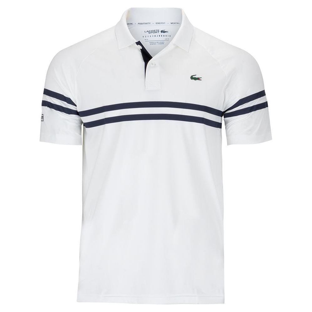 Lacoste Novak Djokovic Tech Jersey Polo - White