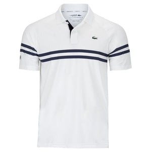 Lacoste Men's Novak Djokovic Tech Jersey Polo - White