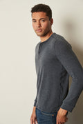 Velvet Men's Faust01 Cozy Jersey Henley - Cortez