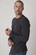 Velvet Men's Bronson01 Cozy Jersey Top - Anthracite