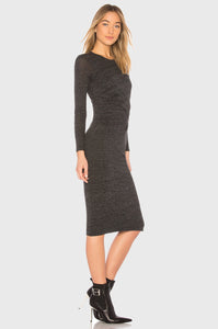 IRO Napinka Dress - Anthracite