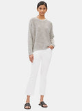 Eileen Fisher Cropped Jean in White