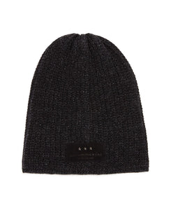 John Varvatos PLATED THERMAL SLOUCH KNIT HAT