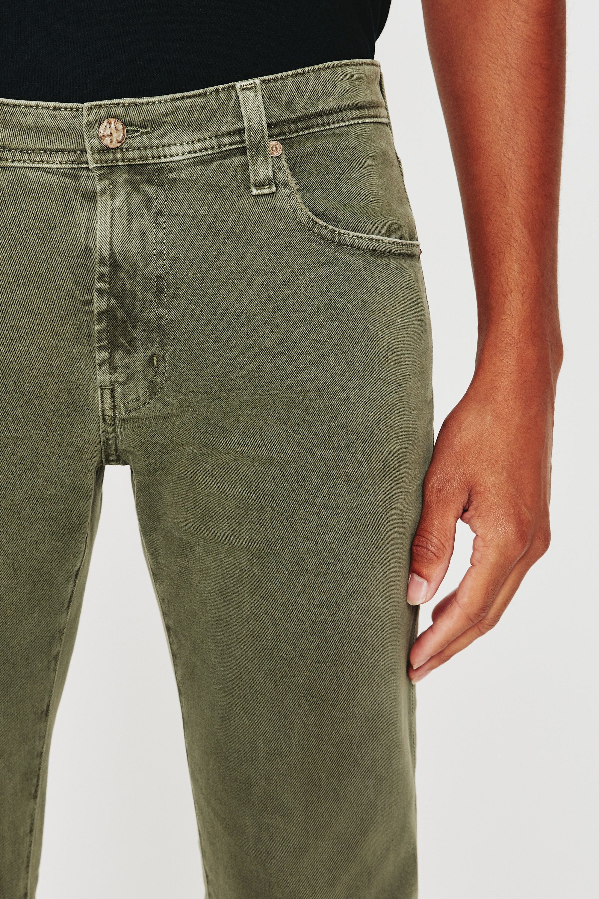 AG Men's Tellis Slim Fit Jeans - 7 Years Sul Infantry Green