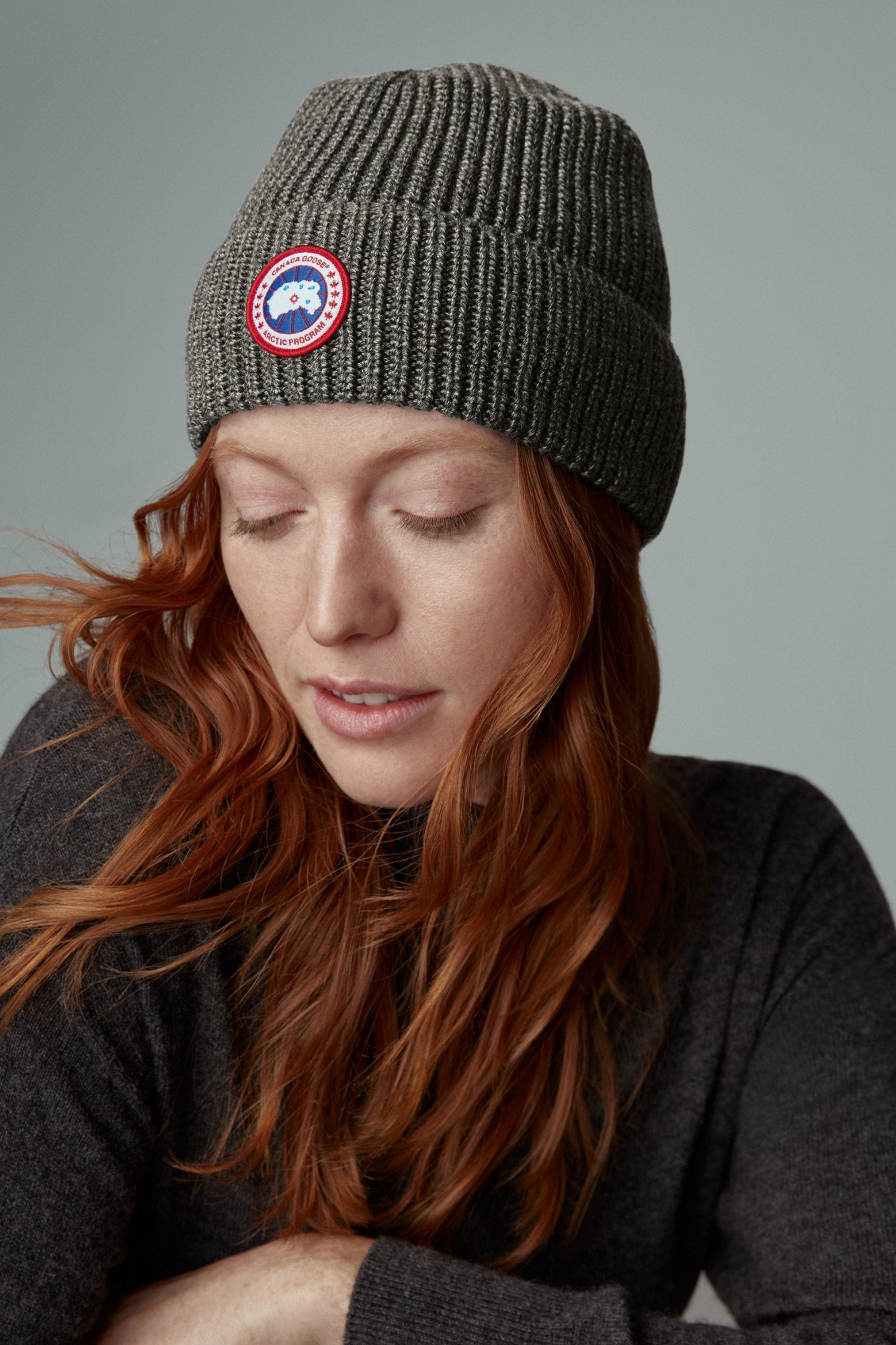 Canada Goose Rib Toque - Heather Grey