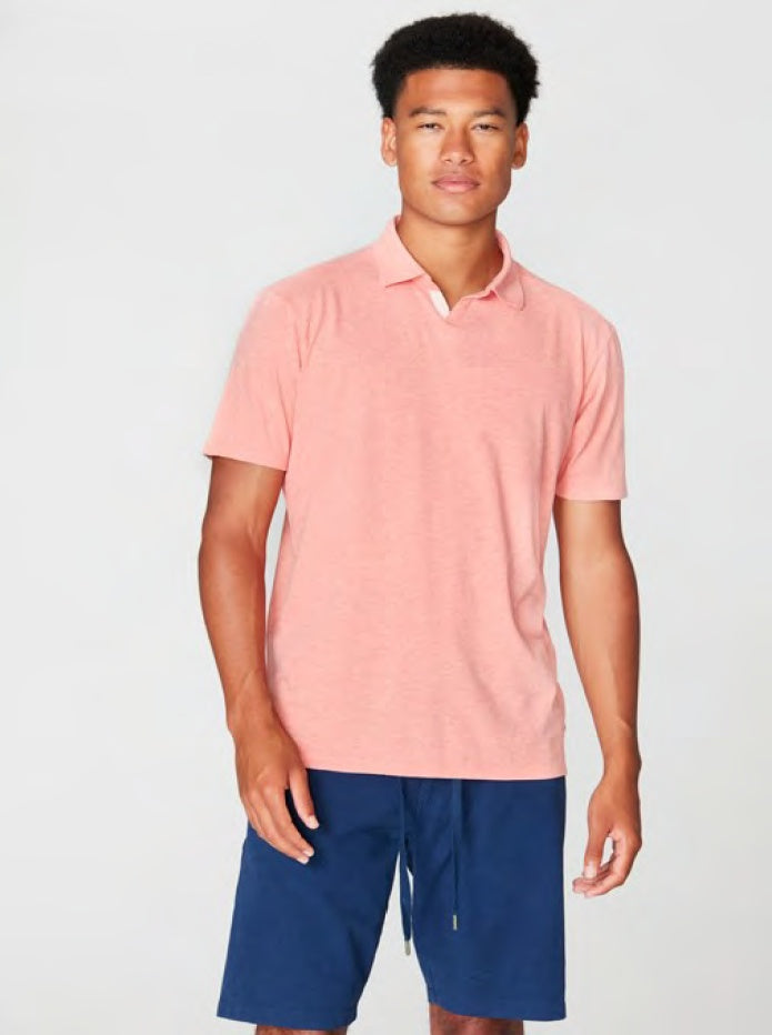 Good Man Brand PREMIUM HEATHER POLO - Hibiscus Heather