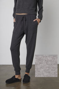 Velvet Judy Cozy Lux Banded Pant in Grey