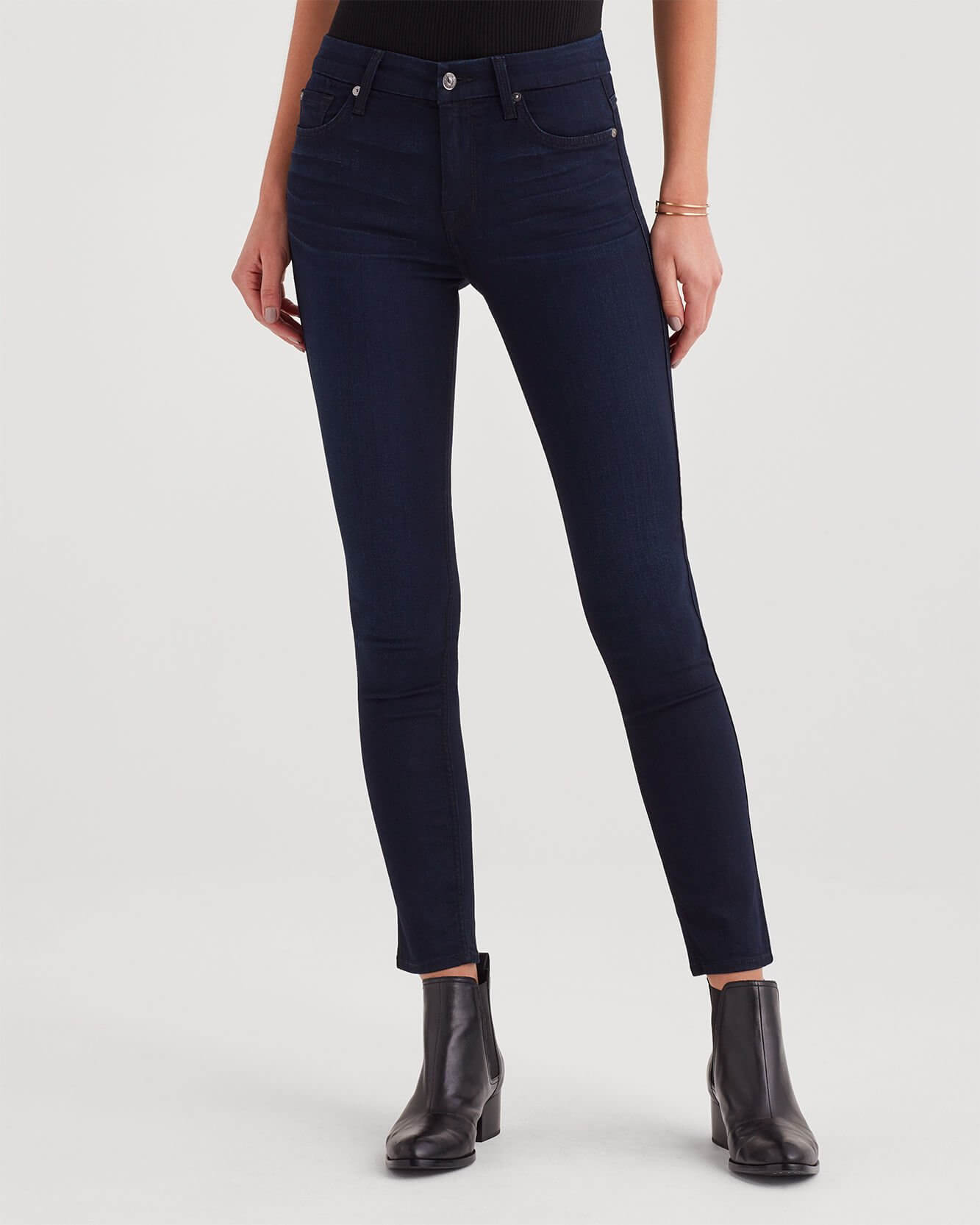7 For All Mankind High Waist Skinny in BBRT