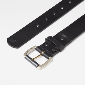 G-STAR Dast Leather Belt - Black