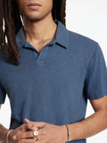 John Varvatos Zion SS Vintage Wash Polo - Dutch Blue