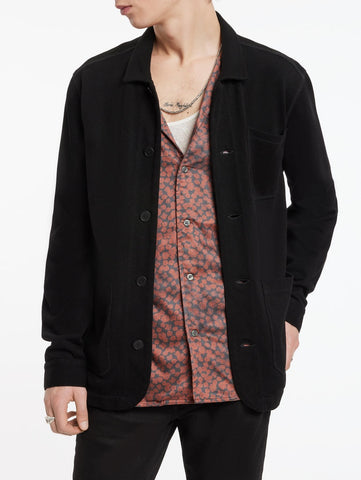 South Coast Plaza - Summer leather: the soft Karl sheepskin shirt jacket  from our John Varvatos boutique.