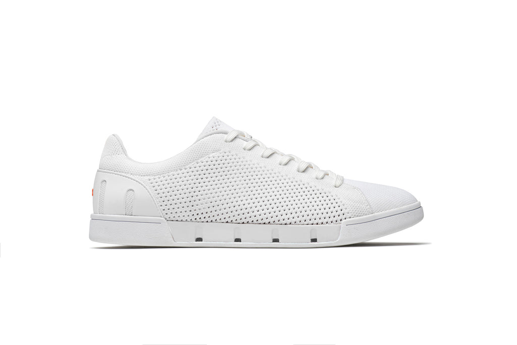 SWIMS Men's Breeze Tennis Knit Sneaker - White