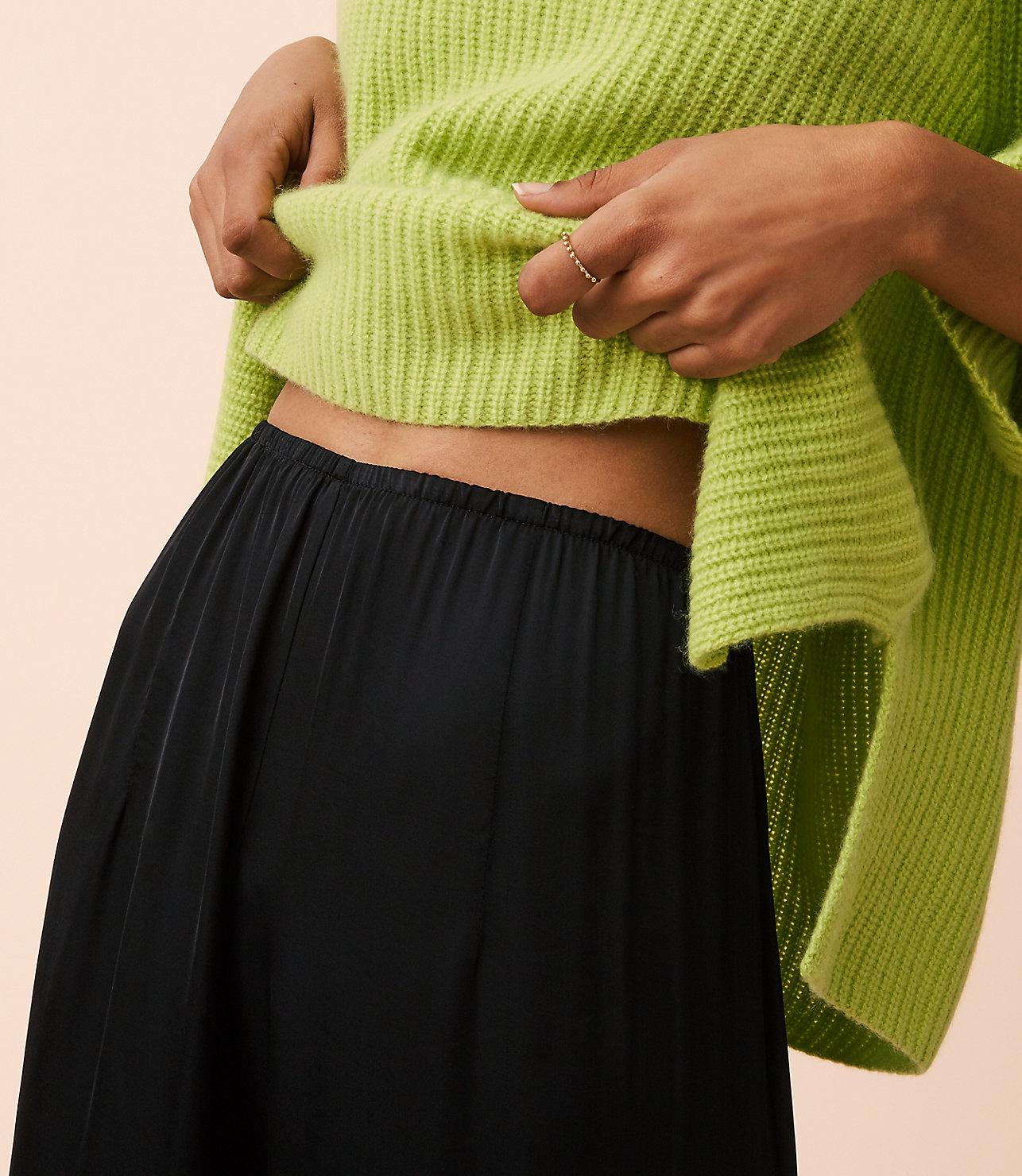 Stark Side Slit Silk Pant