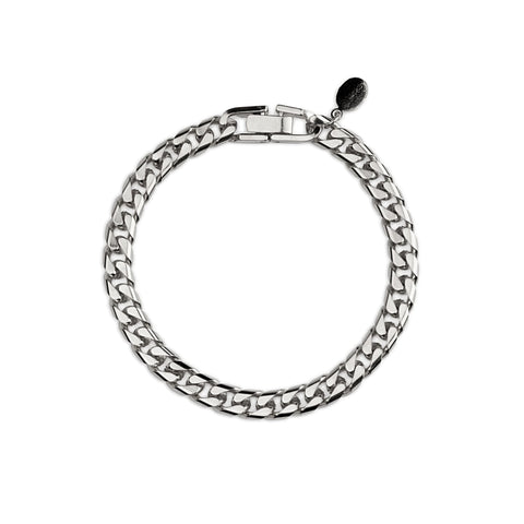Cuchara Mina Cuban chain link bracelet in silver