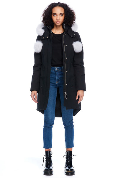 Moose Knuckles Women's Stirling Parka Black w/Natural Fox