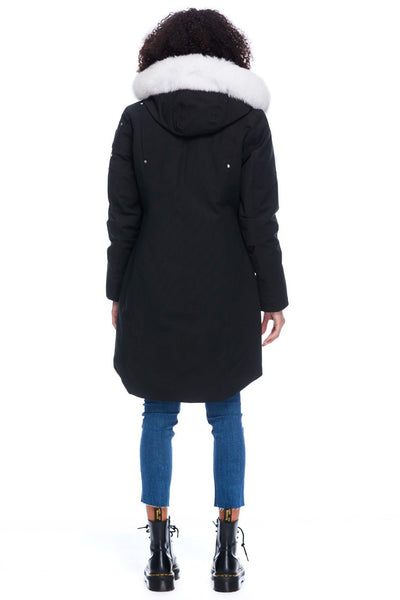 Moose Knuckles Women's Stirling Parka Black w/Natural Fox