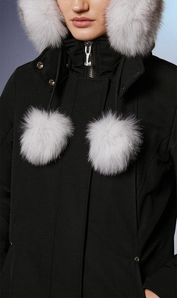Moose Knuckles Women's Stirling Parka Black w/Natural Fox