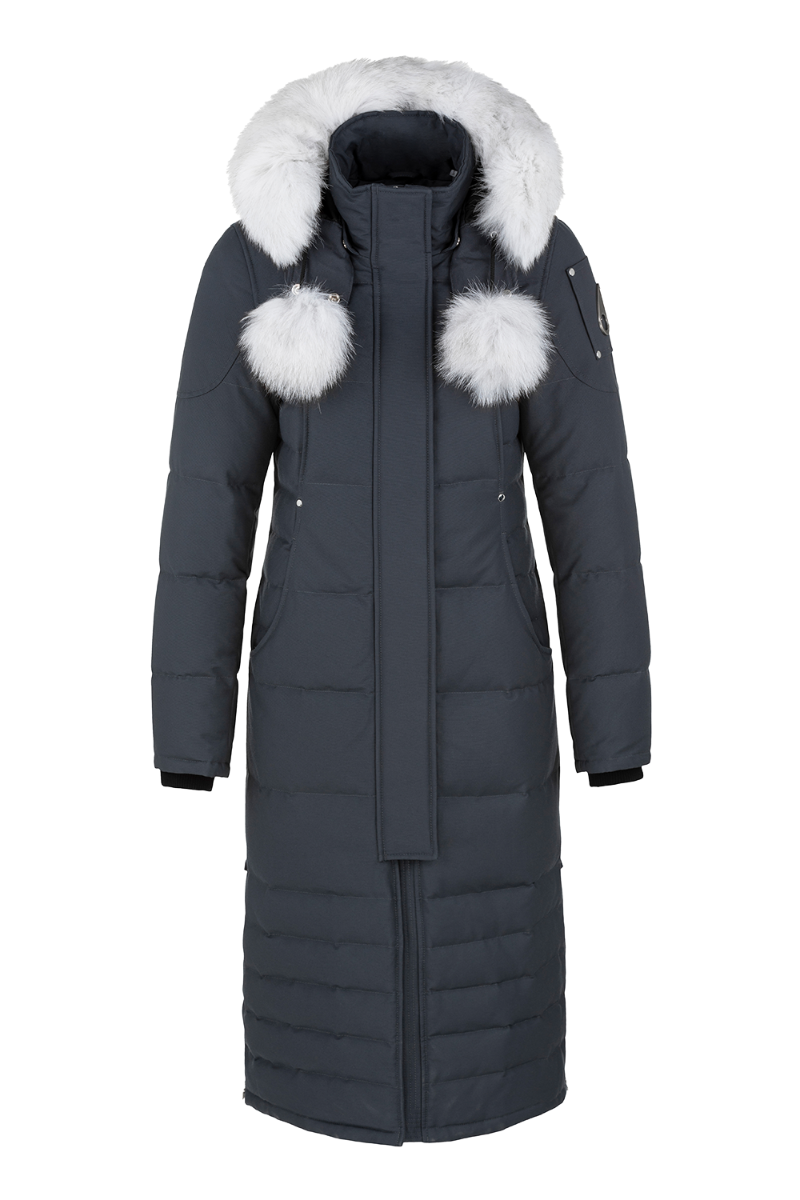 Moose Knuckles Women's Saskatchewan Parka - Granite w/Nat Fox