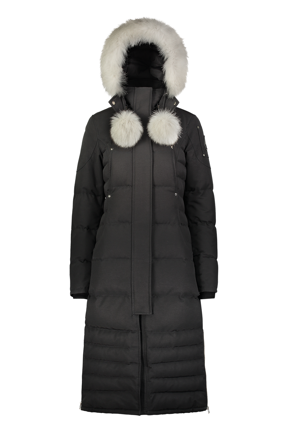 Moose Knuckles Women's Saskatchewan Parka - Black w/Nat Fox