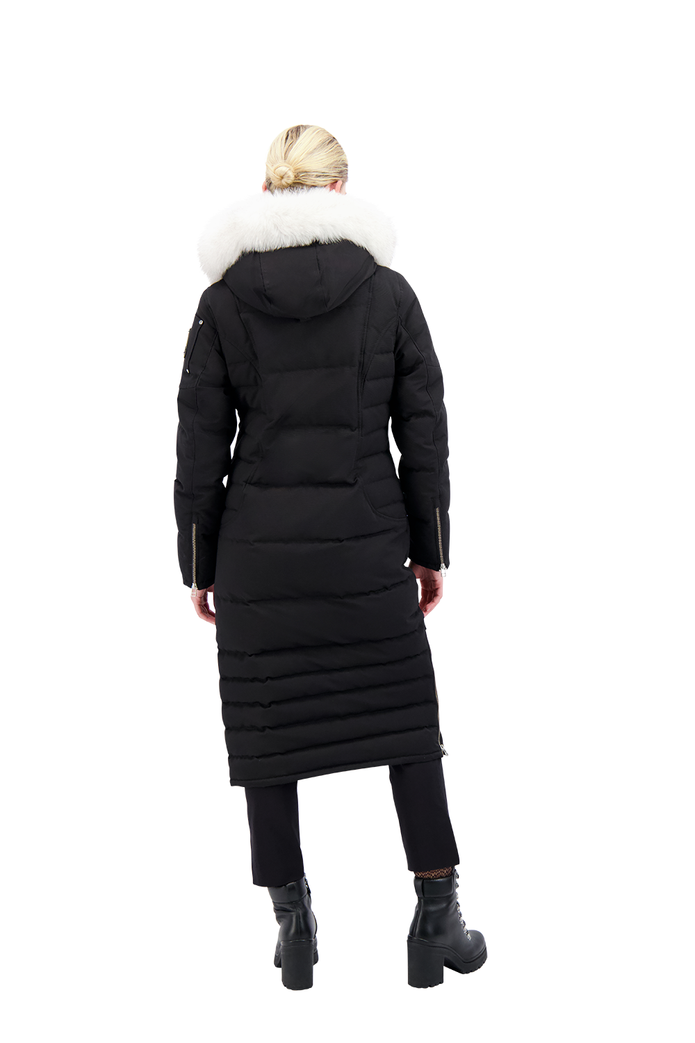 Moose Knuckles Women's Saskatchewan Parka - Black w/Nat Fox