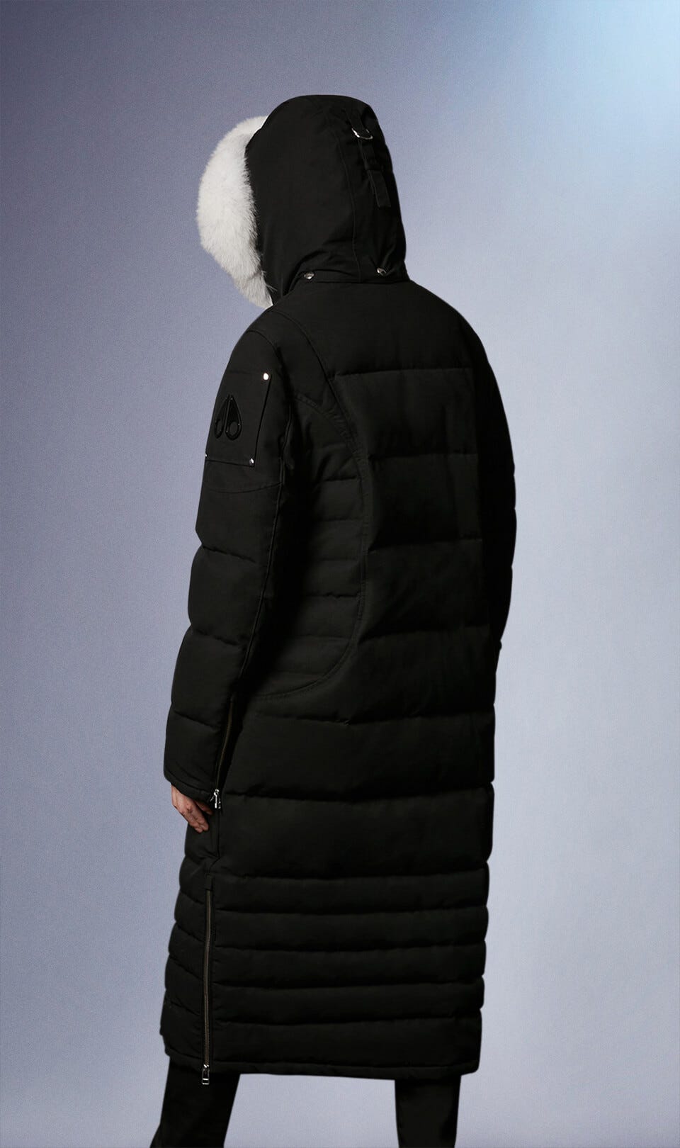 Moose Knuckles Women's Saskatchewan Parka - Black w/Nat Fox