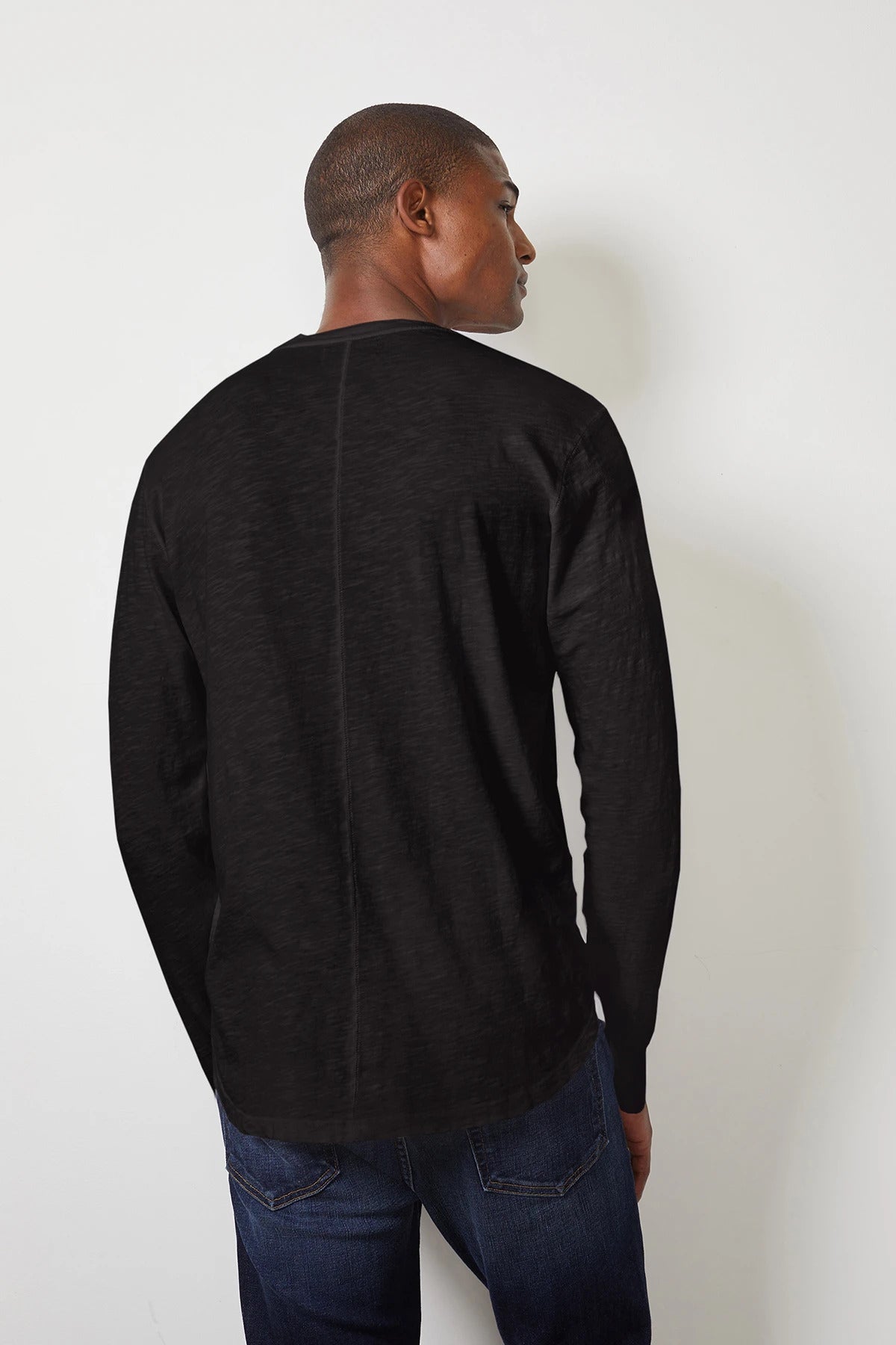 Velvet Men's L/S Chance Crew Neck Tee - Exhaust
