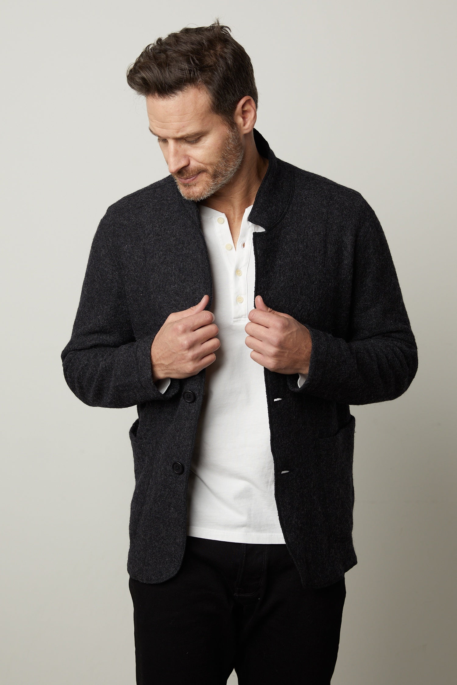 Velvet Men's BOWEN Jacket - Charcoal