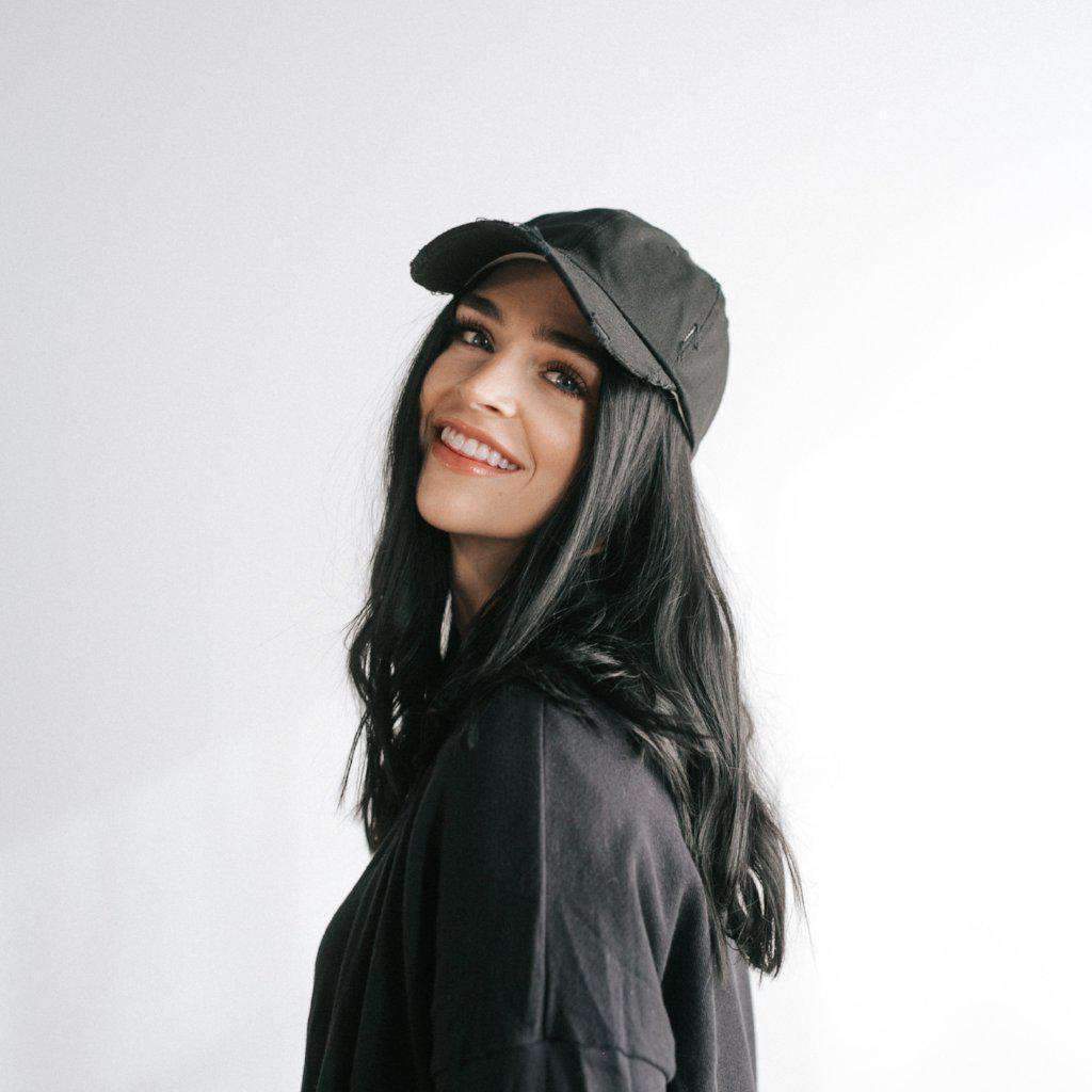 Gigi Pip Roxy Ballcap in Black