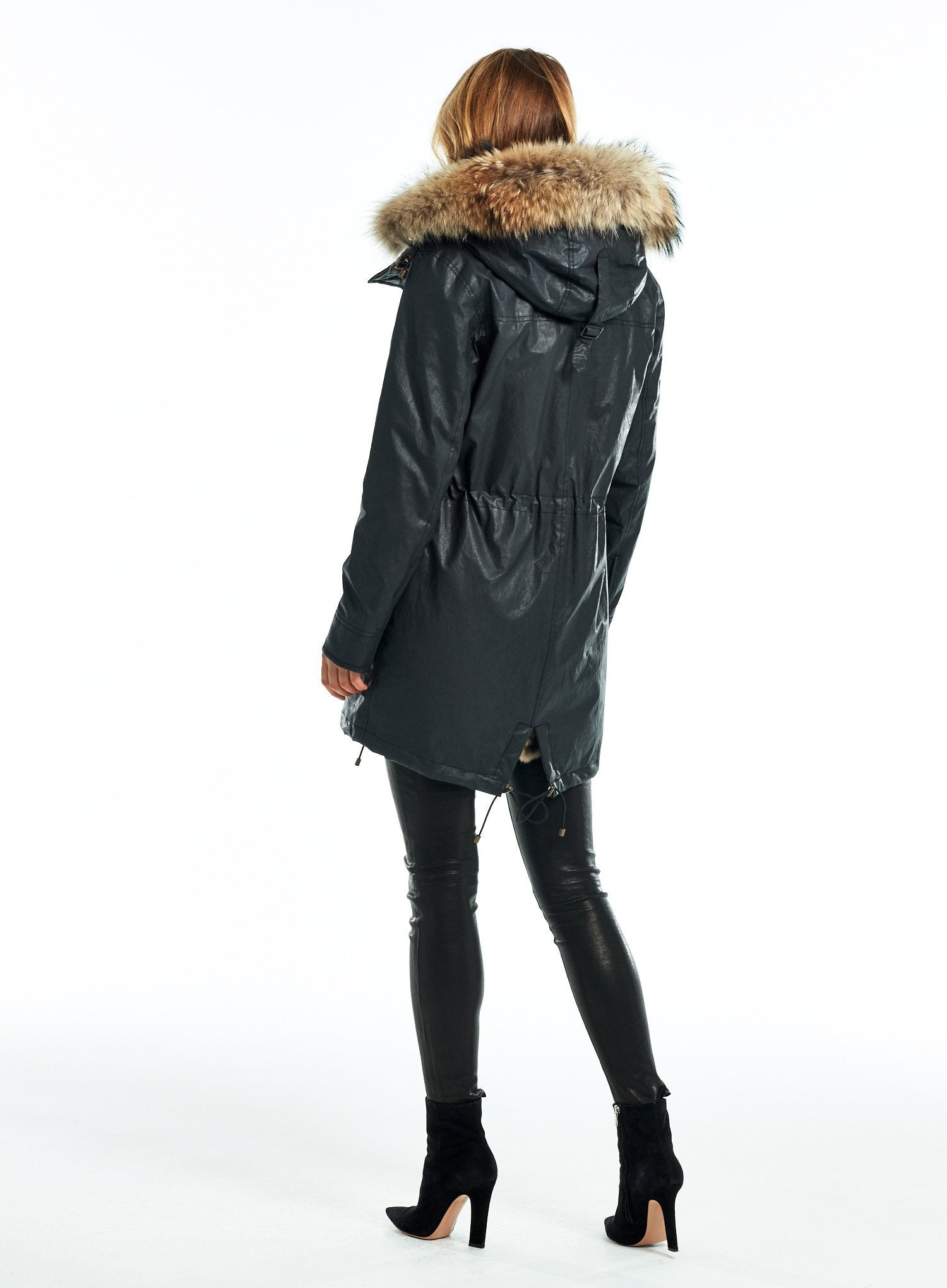 Whistles waxy lighted parka
