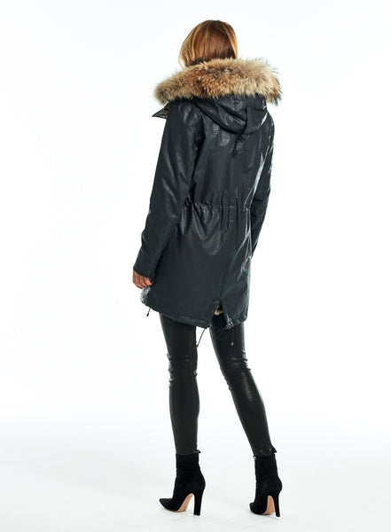 Sam Tribeca Fur Lined Coat