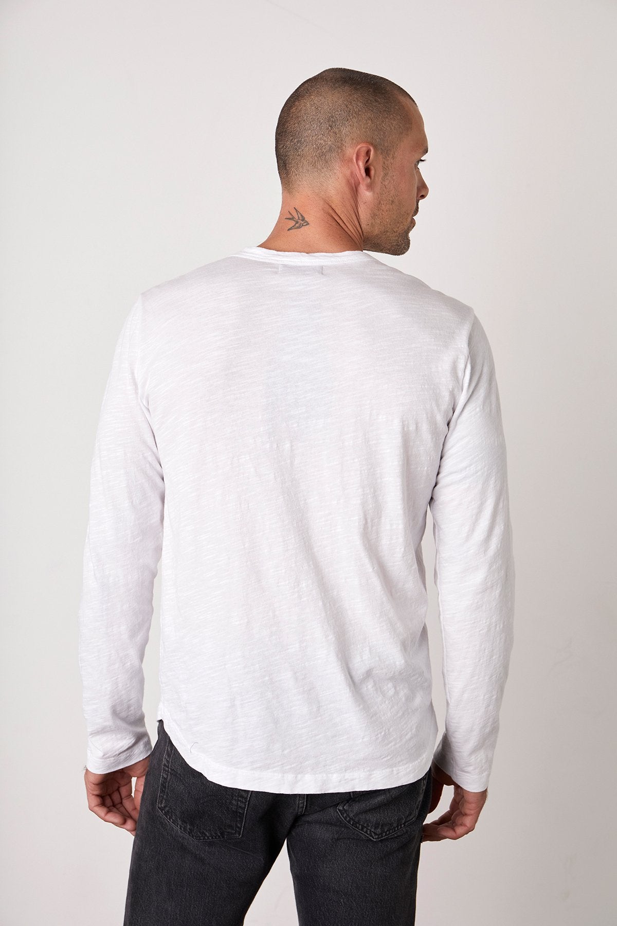 Velvet Men's DS Slub Classics L/S Top - White