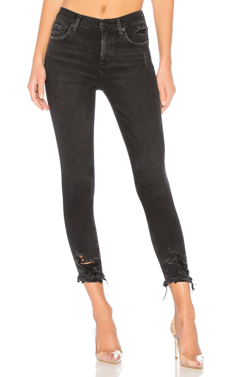 AGOLDE Sophie High Rise Skinny Crop Jeans Reverb Wash sz selling 26