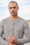 Velvet Men's Anthony02 Cozy Thermal L/S Top - Marled