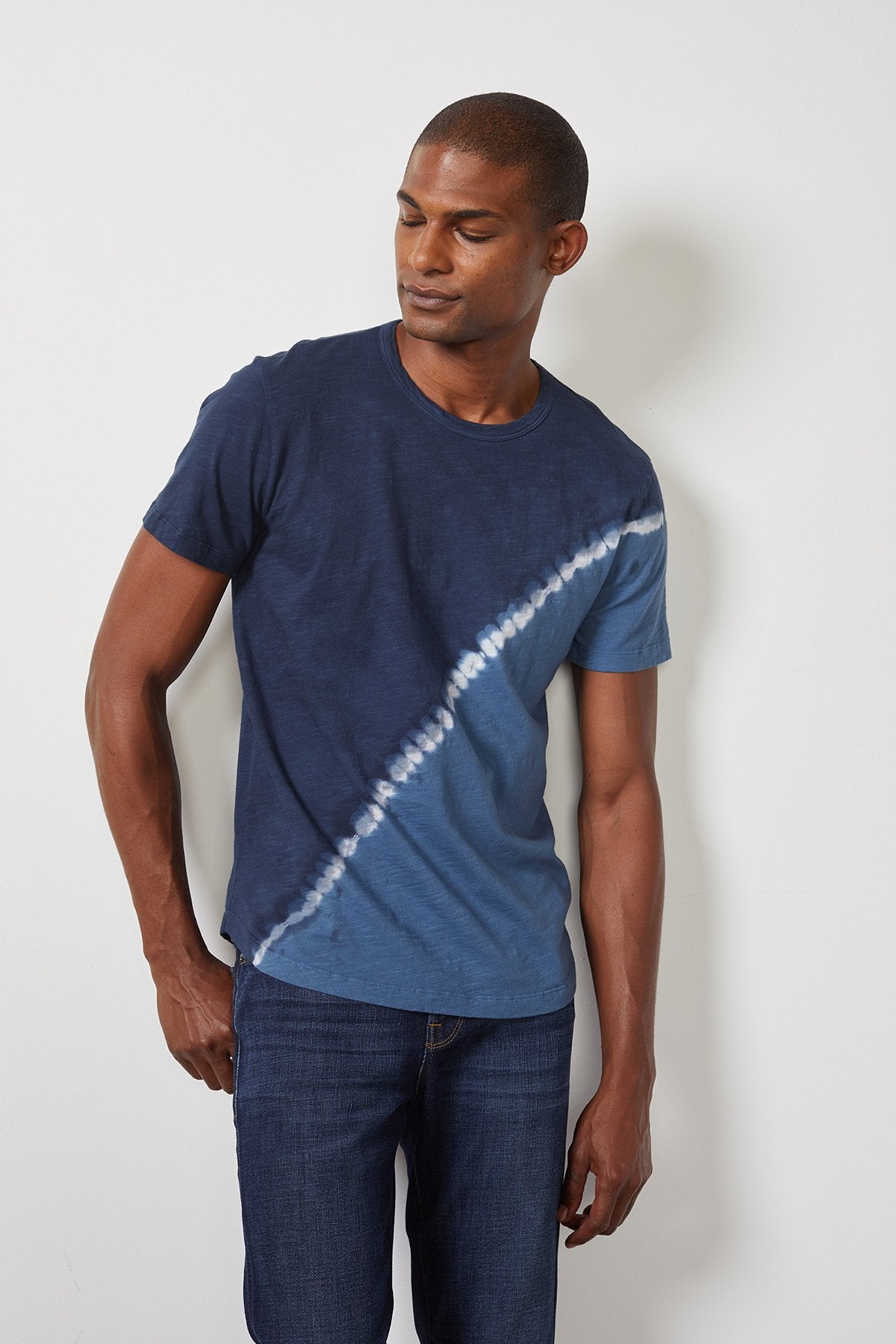 Velvet Men's Tie Dye Tee - Blue