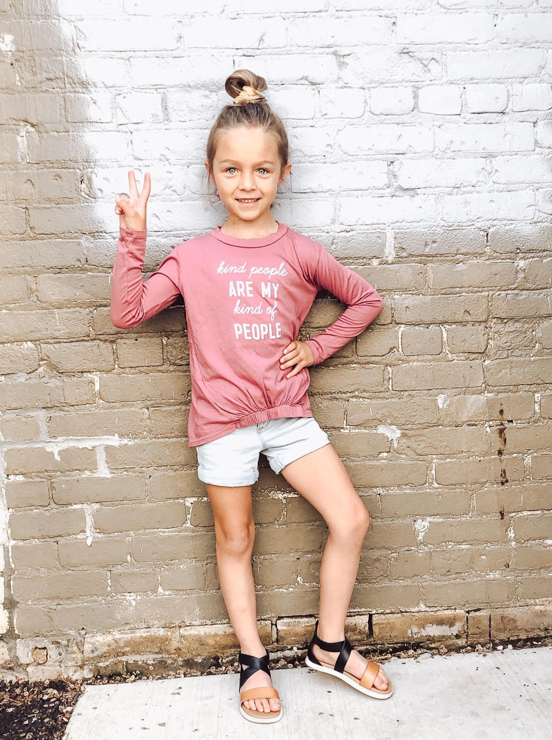 goodhYouman Kids People Mini Heidi in Rose Dust