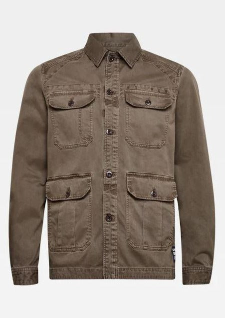 G-STAR Utility 4 Pocket Overshirt - Dark Lever