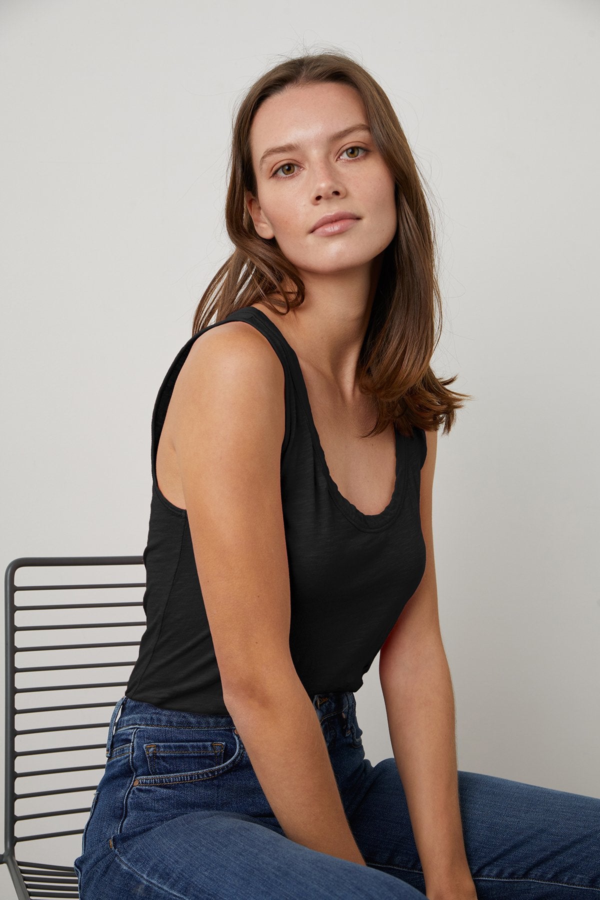 Velvet Joy03 Originals Tank in Black